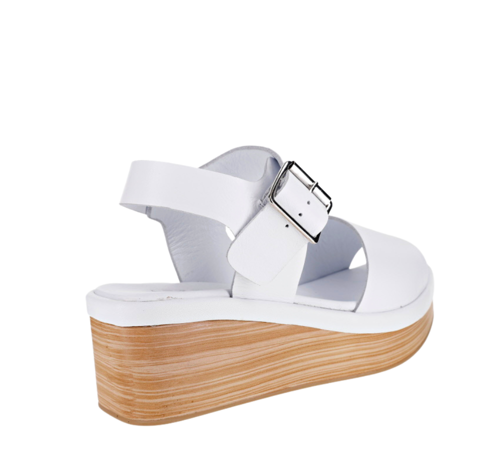 LESANSA TRUE WHITE Women Sandals - Zeke Collection NZ