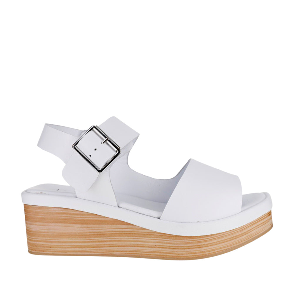 LESANSA TRUE WHITE Women Sandals - Zeke Collection NZ