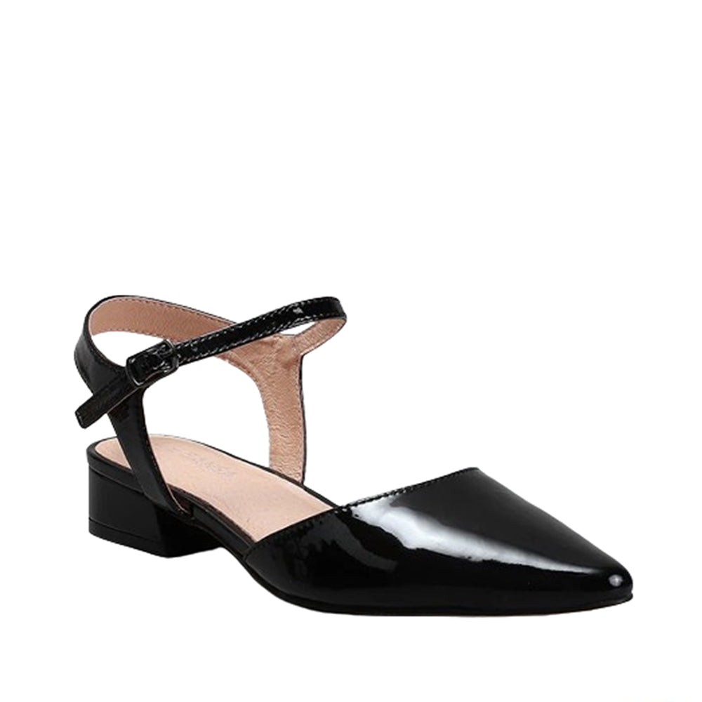 LE SANSA CORALIE BLACK PATENT Women Sandals - Zeke Collection NZ