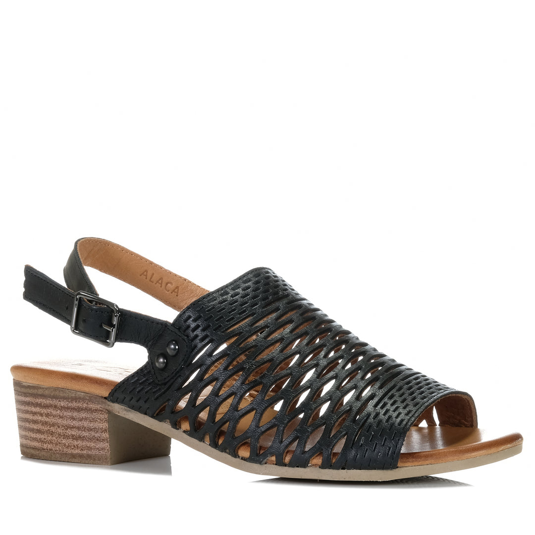 CABELLO ALACA BLACK Women Sandals - Zeke Collection NZ