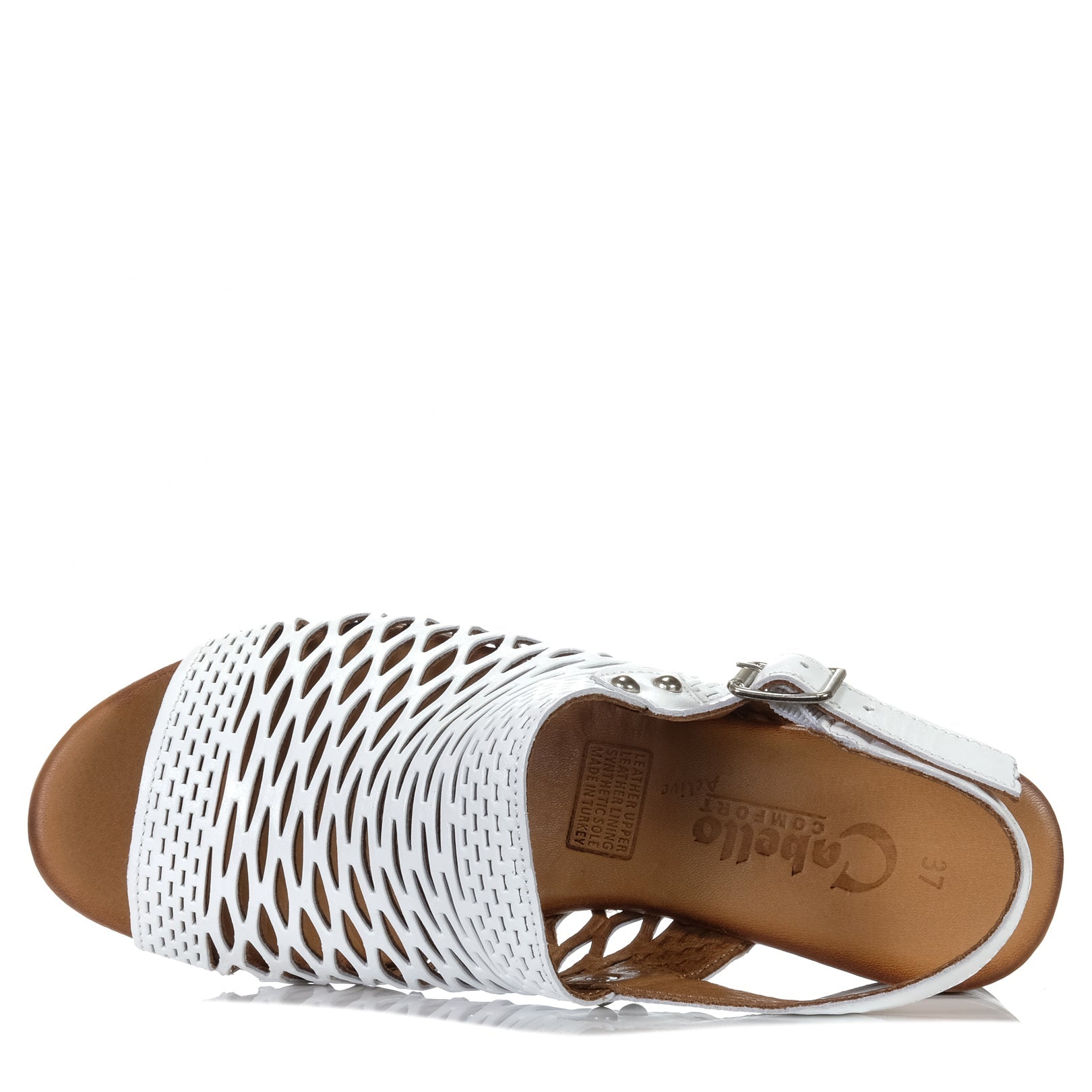 CABELLO ALACA WHITE Women Sandals - Zeke Collection NZ