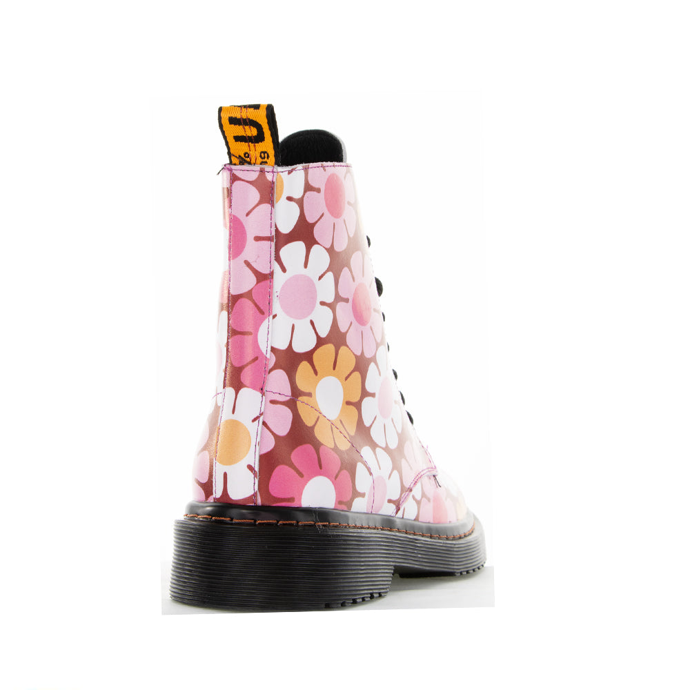 LESANSA DEPTH PINK FLORAL Women Boots - Zeke Collection NZ