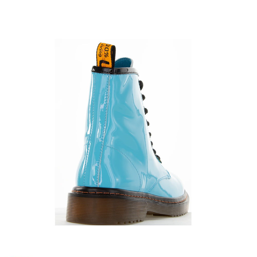 LESANSA DEPTH TURQUOISE PATENT Women Boots - Zeke Collection NZ