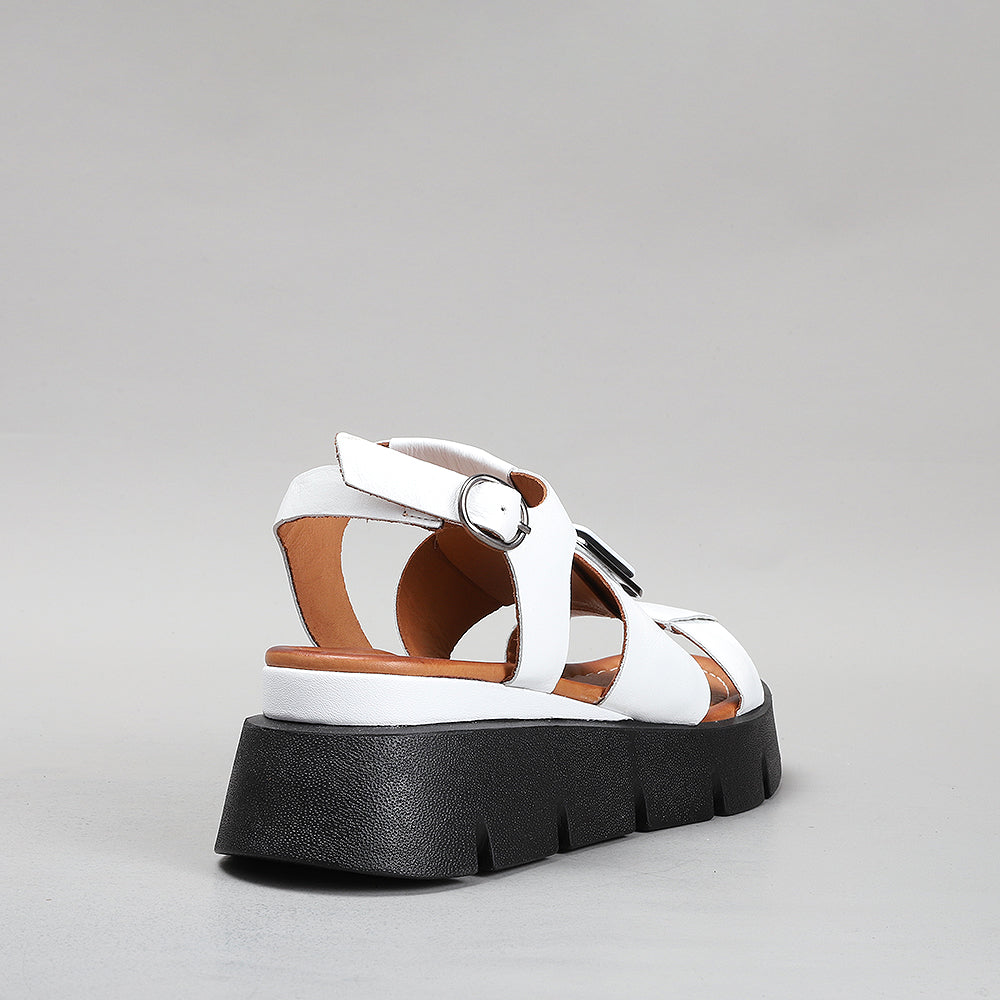 LE SANSA HINDI WHITE Women Sandals - Zeke Collection NZ