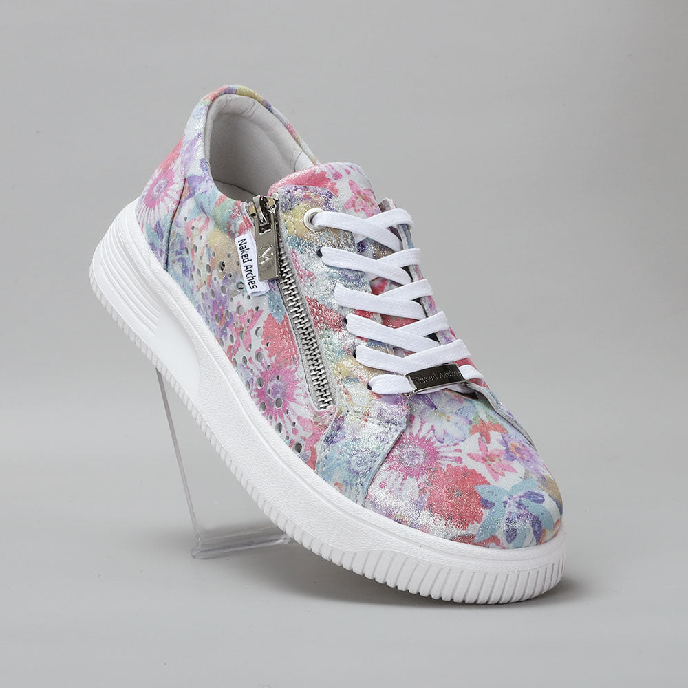 NAKED ARCHES NOBLE FUCHSIA FLORAL Women Sneakers - Zeke Collection NZ