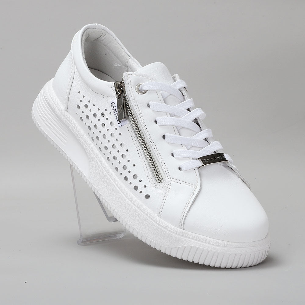 NAKED ARCHES NOBLE WHITE Women Sneakers - Zeke Collection NZ