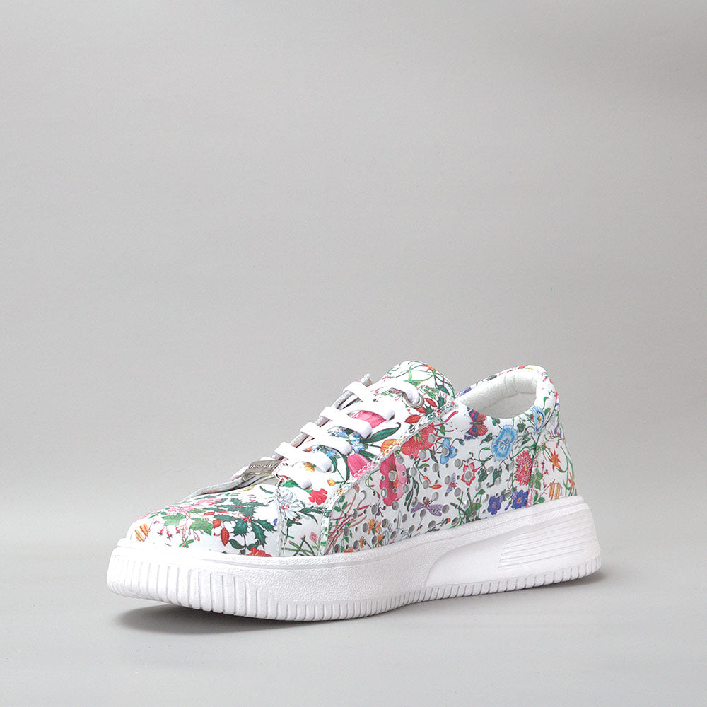 NAKED ARCHES NOBLE WHITE FLORAL Women Sneakers - Zeke Collection NZ