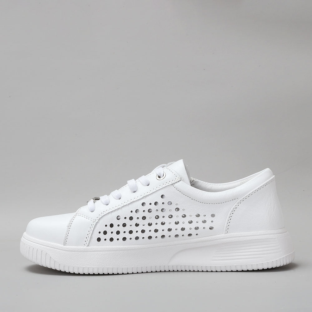 NAKED ARCHES NOBLE WHITE Women Sneakers - Zeke Collection NZ