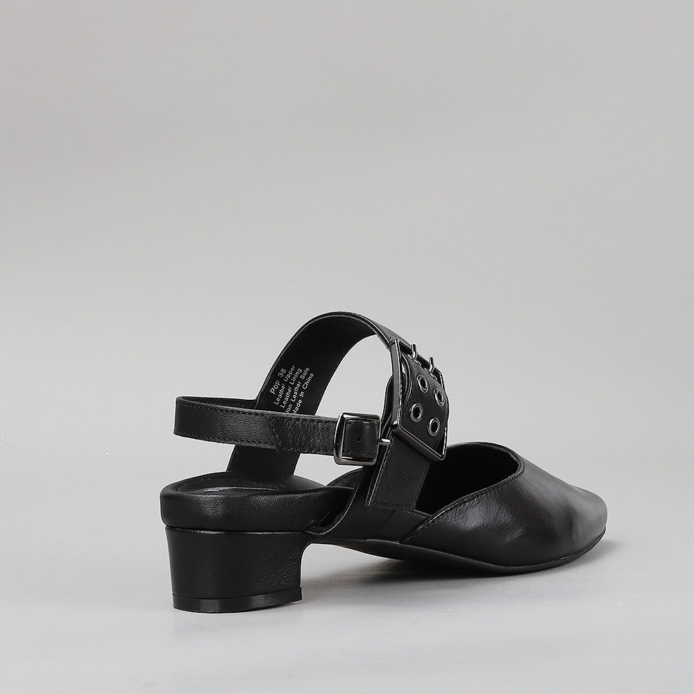 NAKED ARCHES POP BLACK Women Sandals - Zeke Collection NZ