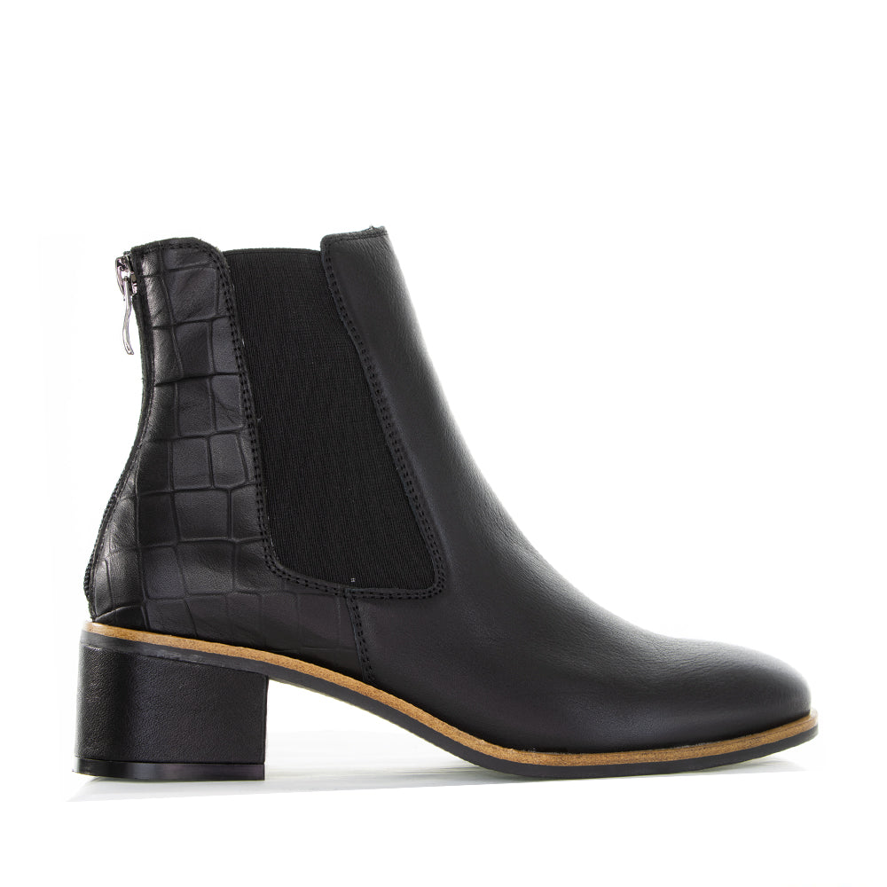 LESANSA REMTON BLACK Women Boots - Zeke Collection NZ