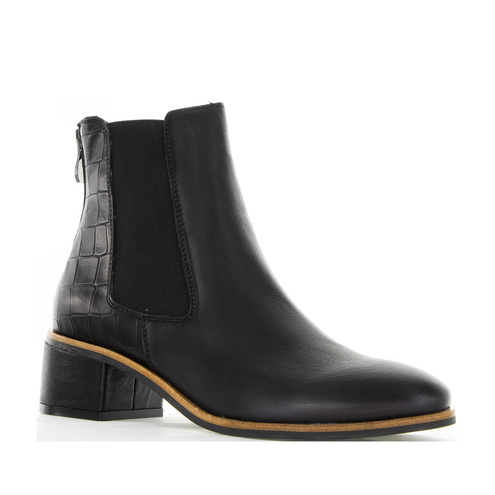 LESANSA REMTON BLACK Women Boots - Zeke Collection NZ