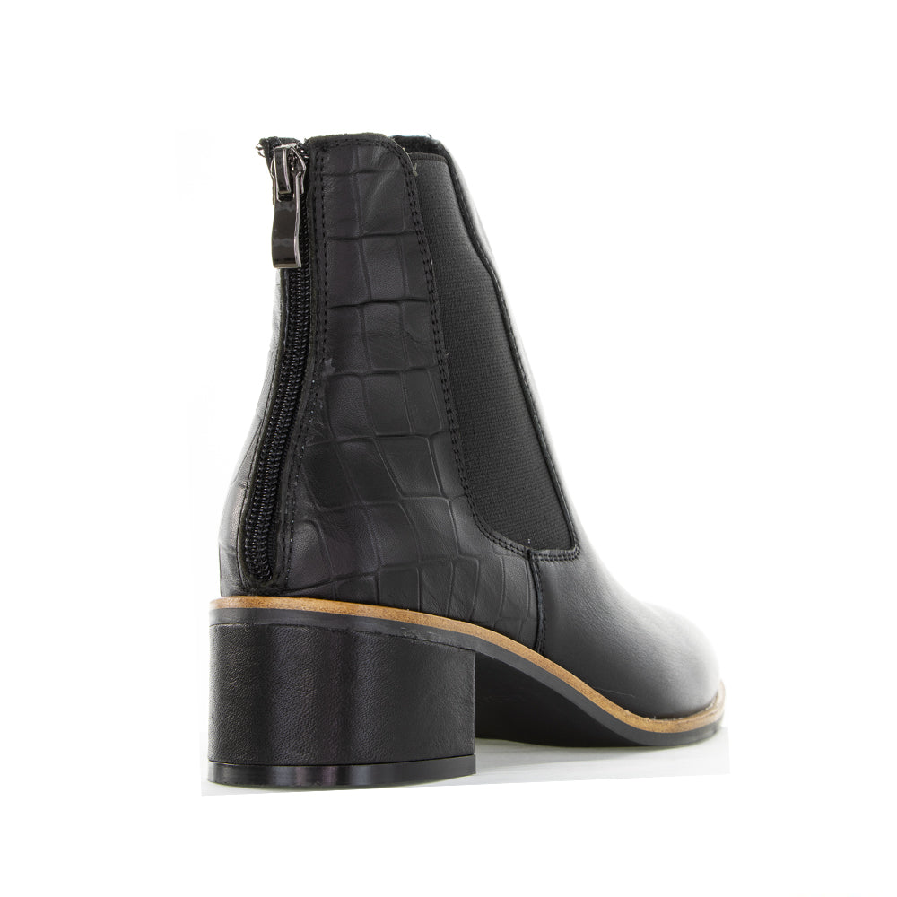 LESANSA REMTON BLACK Women Boots - Zeke Collection NZ