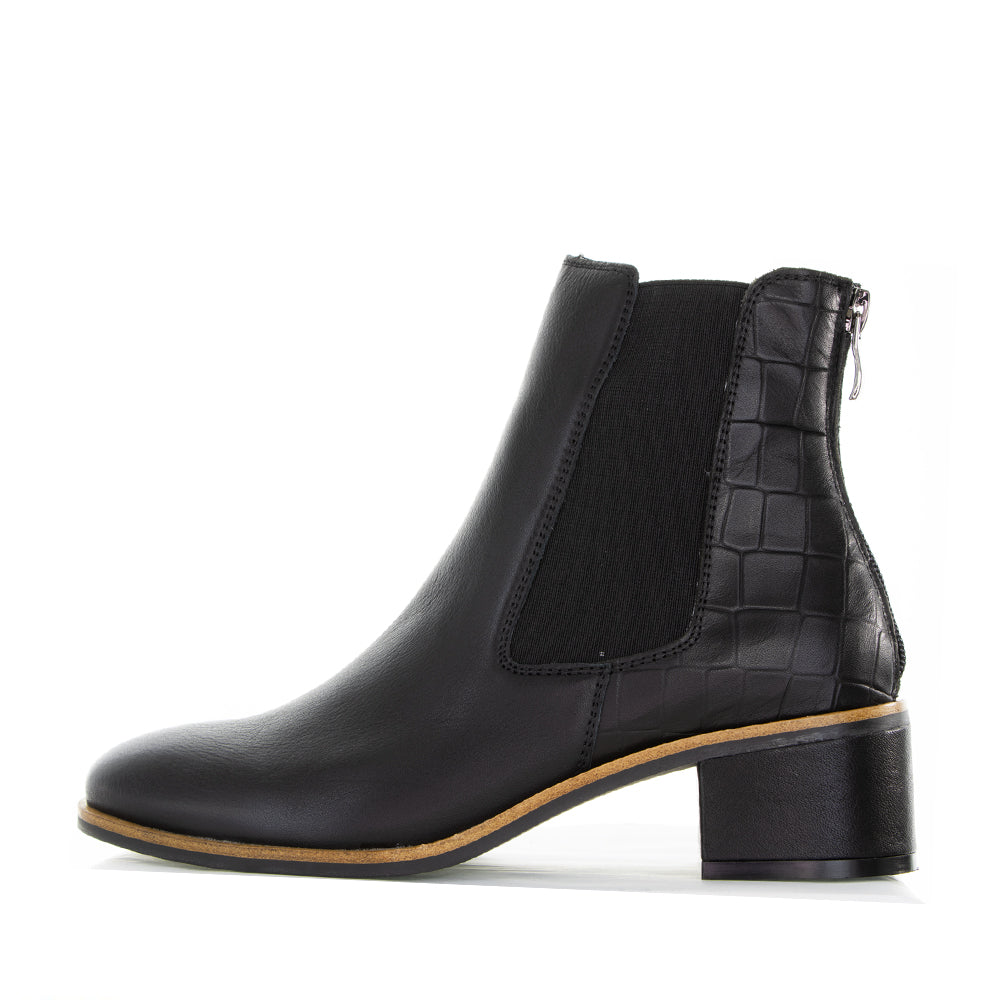 LESANSA REMTON BLACK Women Boots - Zeke Collection NZ