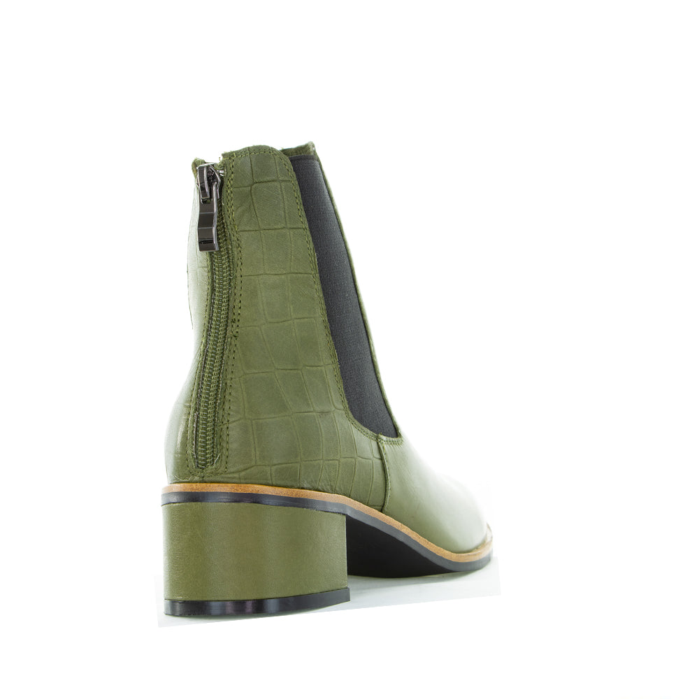 LESANSA REMTON OLIVE Women Boots - Zeke Collection NZ