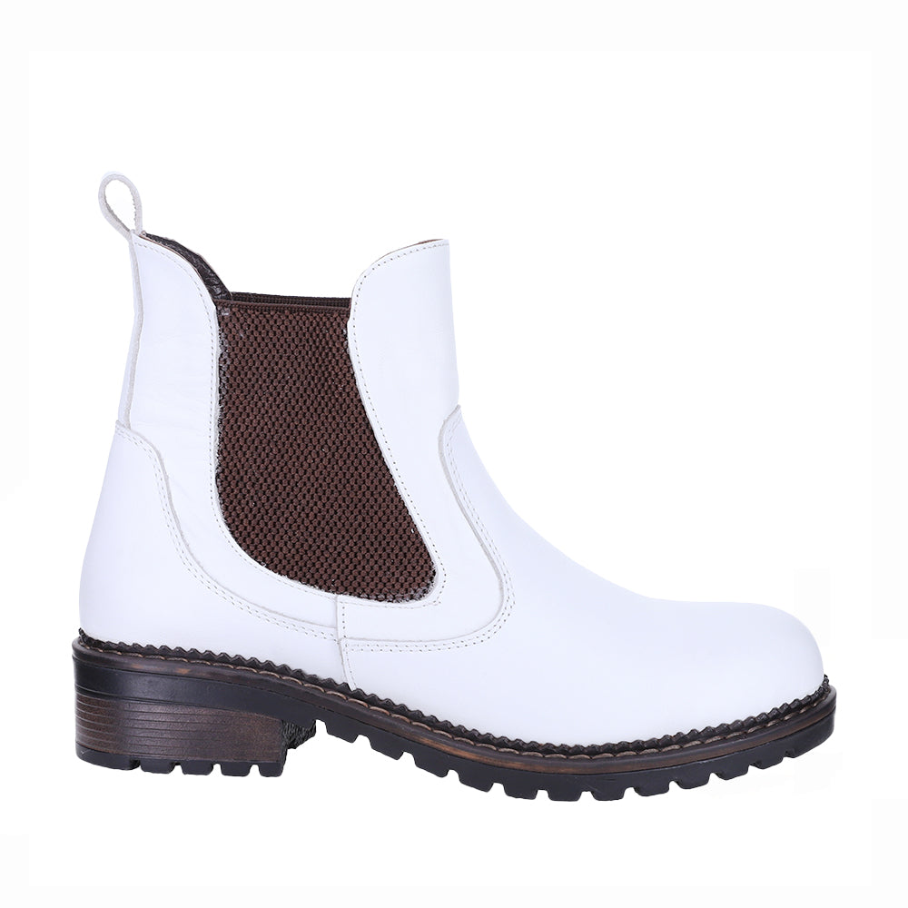 LESANSA RIO OFF WHITE Women Boots - Zeke Collection NZ