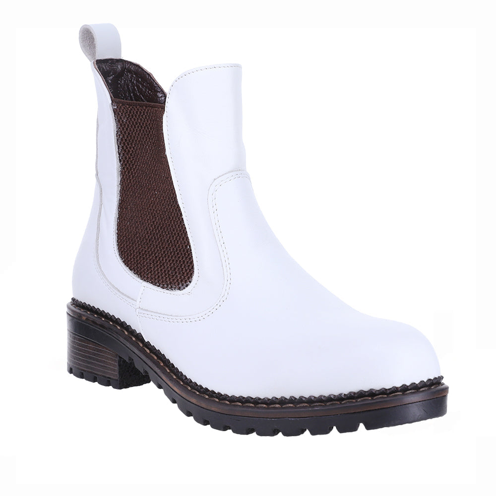 LESANSA RIO OFF WHITE Women Boots - Zeke Collection NZ