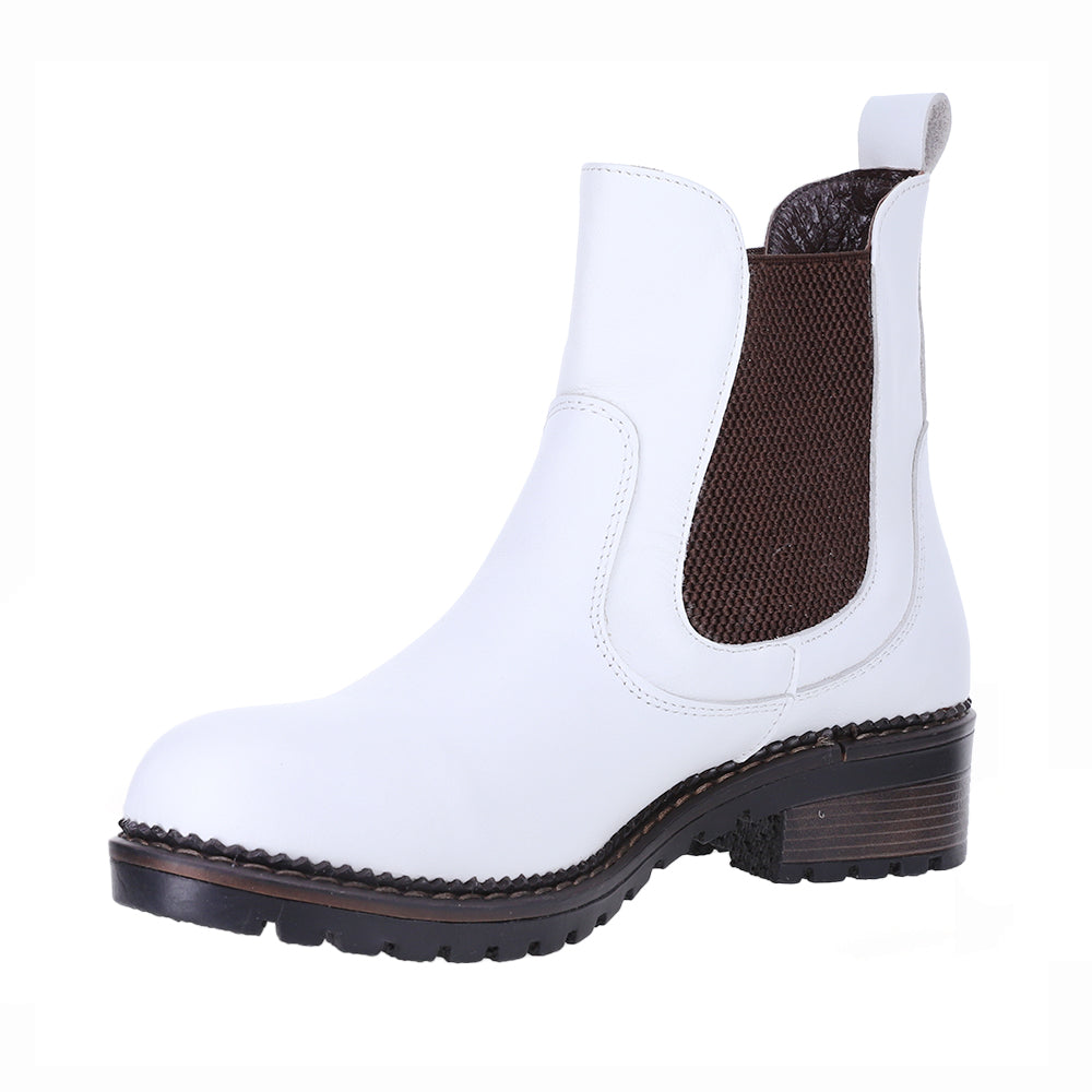 LESANSA RIO OFF WHITE Women Boots - Zeke Collection NZ