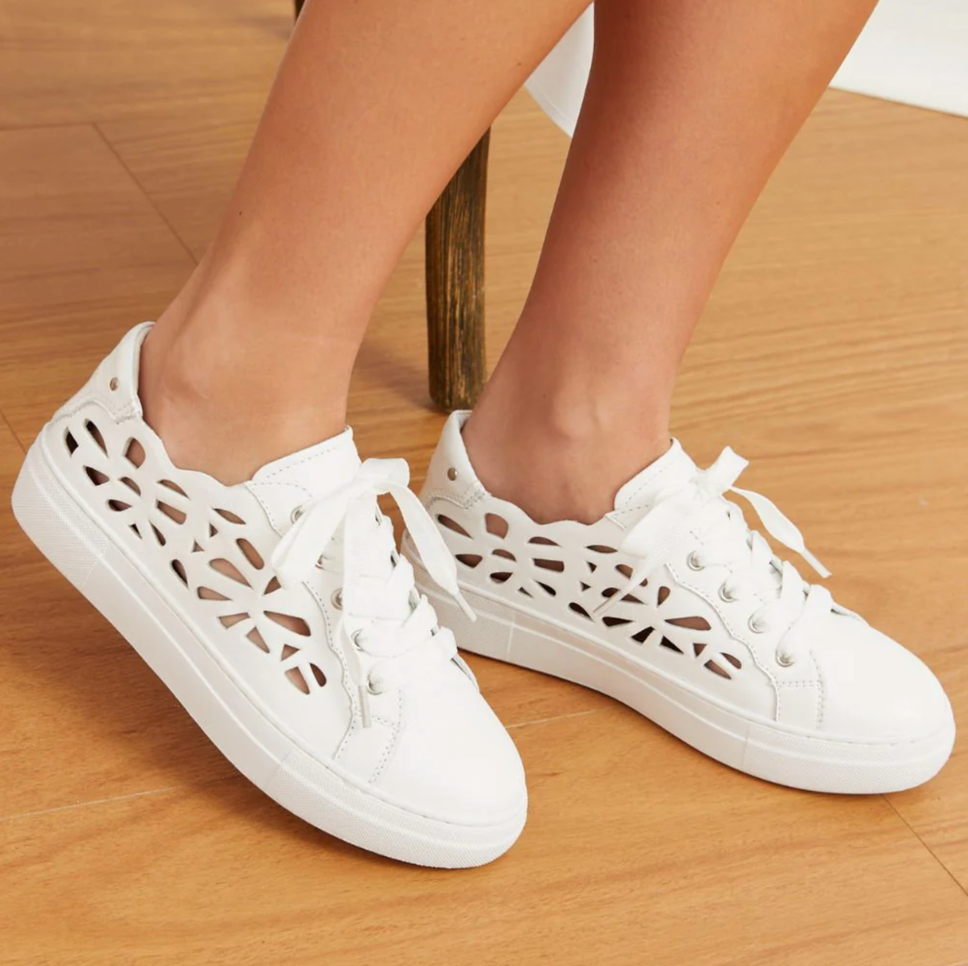 ALFIE &amp; EVIE MARISSA WHITE Women Sneakers - Zeke Collection NZ