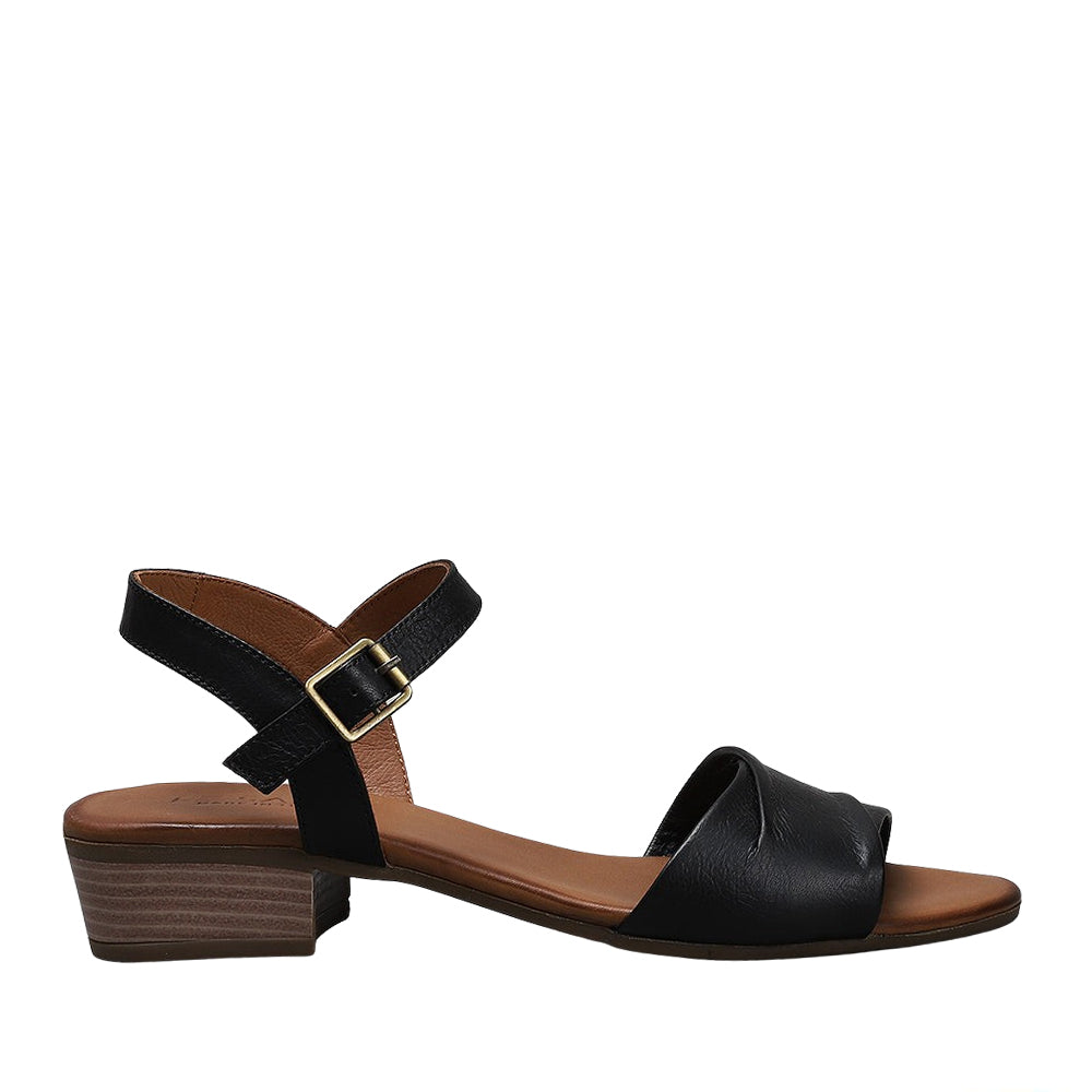 LE SANSA DELTA BLACK Women Sandals - Zeke Collection NZ