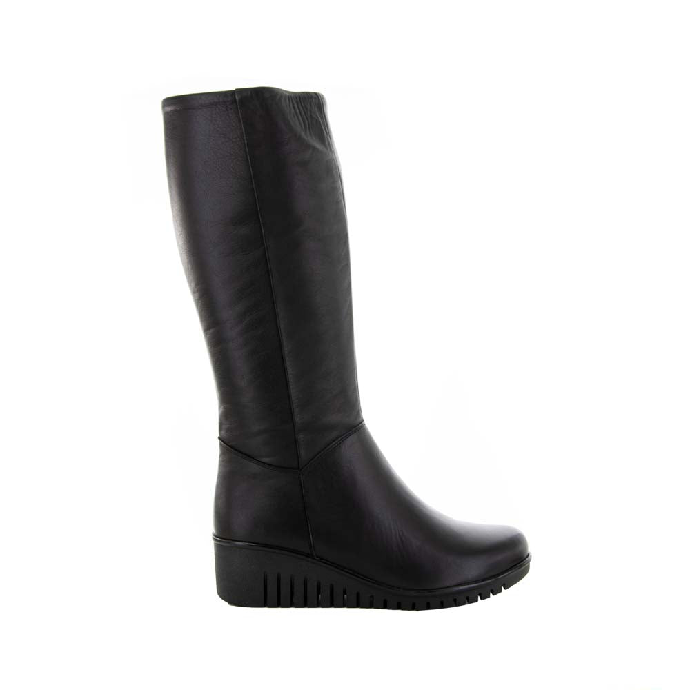 Shop Cabello Elisa Black Women High Leather Boots | Zeke Collection NZ