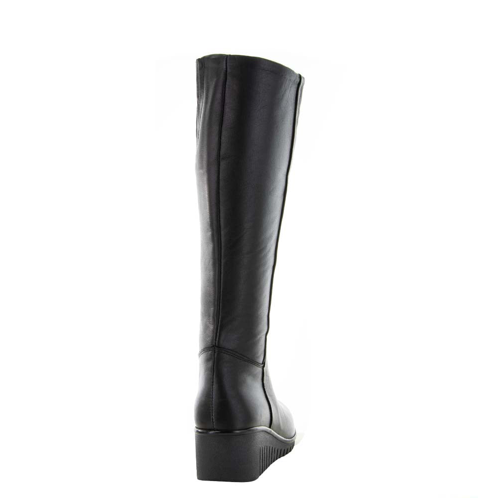 Shop Cabello Elisa Black Women High Leather Boots | Zeke Collection NZ