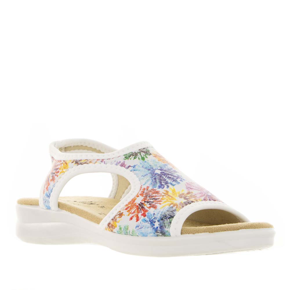 EUROFLEX TUSCANY WHITE FLORAL Women Sandals - Zeke Collection NZ