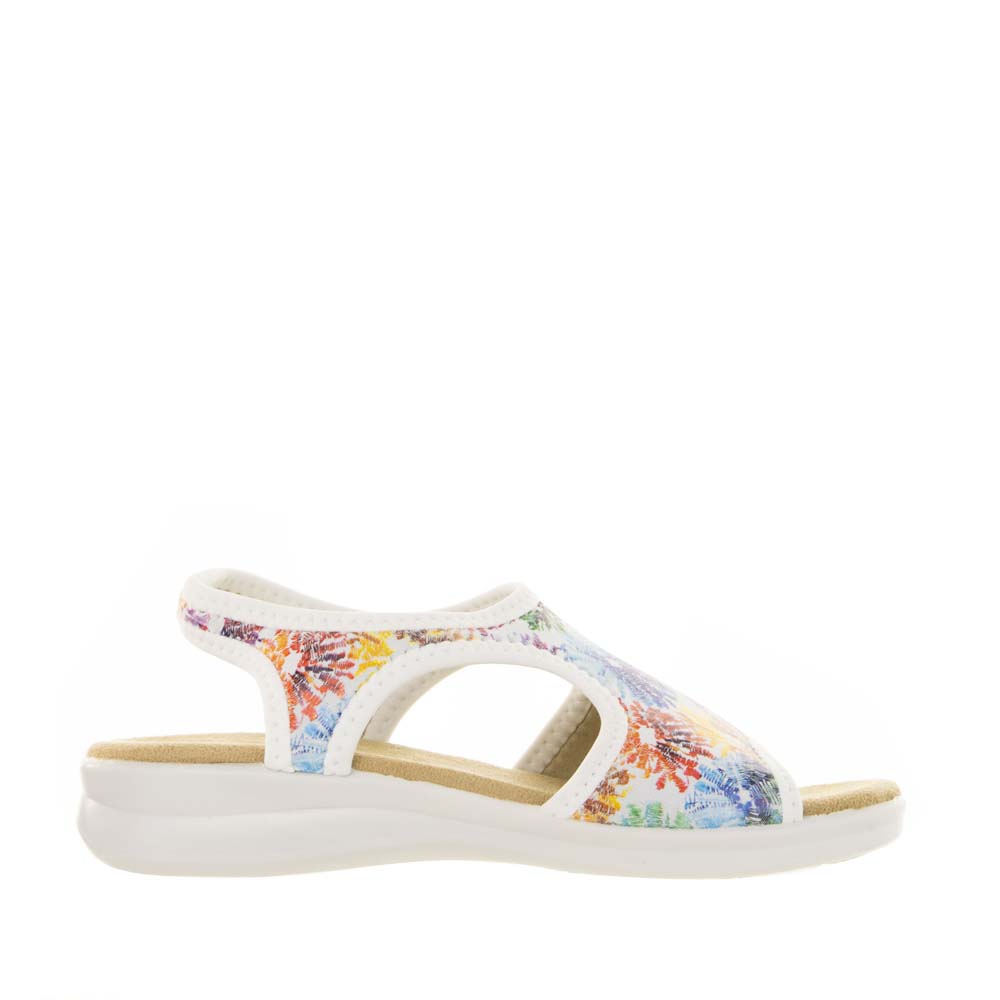 EUROFLEX TUSCANY WHITE FLORAL Women Sandals - Zeke Collection NZ