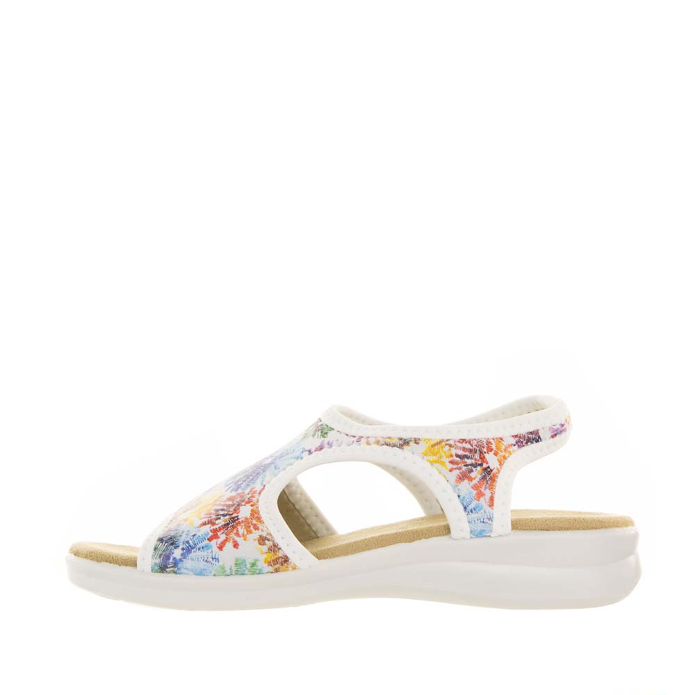 EUROFLEX TUSCANY WHITE FLORAL Women Sandals - Zeke Collection NZ