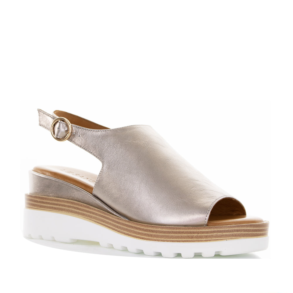 LE SANSA THUNDER CHAMPAGNE Women Sandals - Zeke Collection NZ