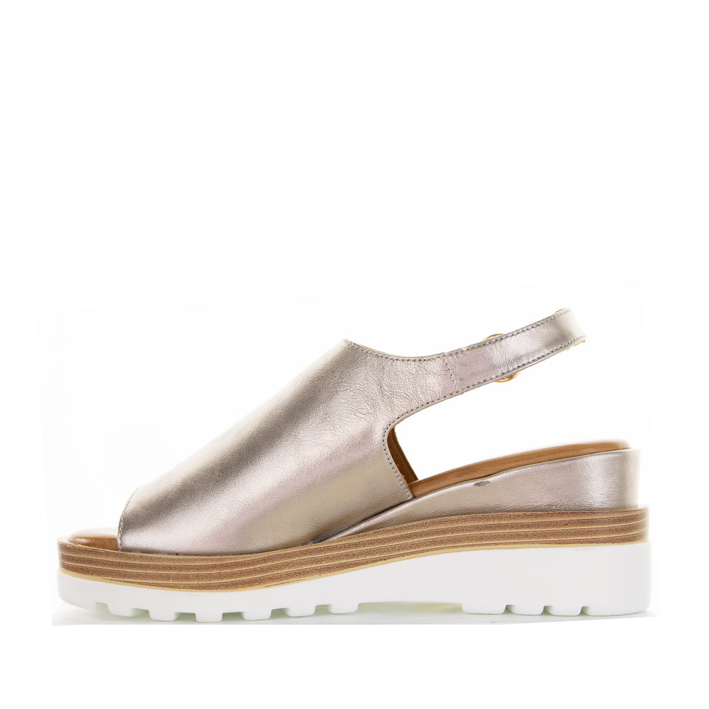 LE SANSA THUNDER CHAMPAGNE Women Sandals - Zeke Collection NZ