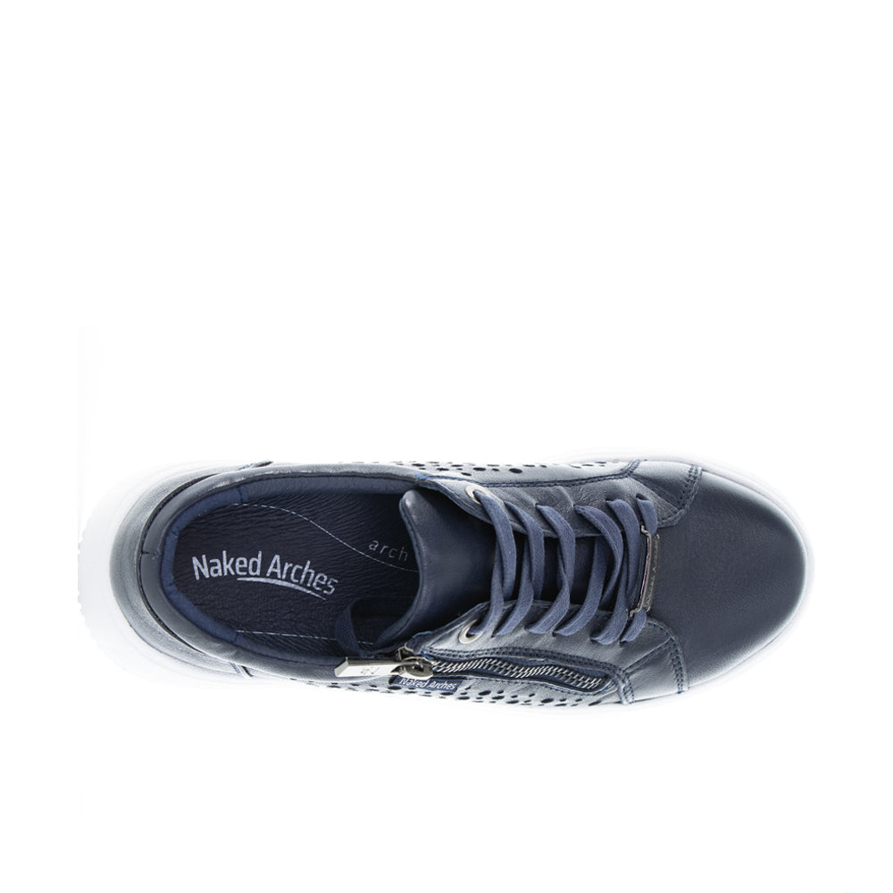 NAKED ARCHES NOBLE NAVY Women Sneakers - Zeke Collection NZ