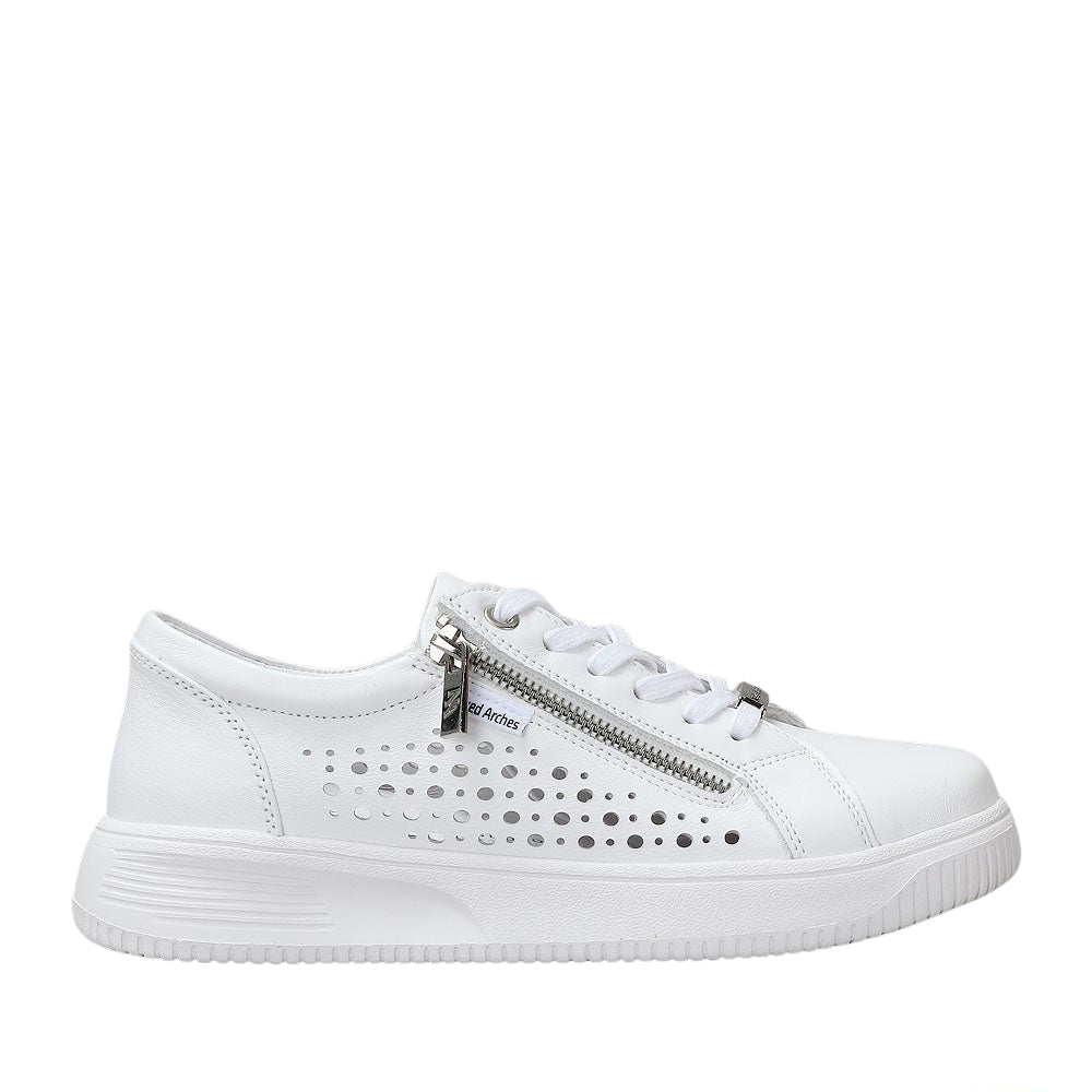 NAKED ARCHES NOBLE WHITE Women Sneakers - Zeke Collection NZ