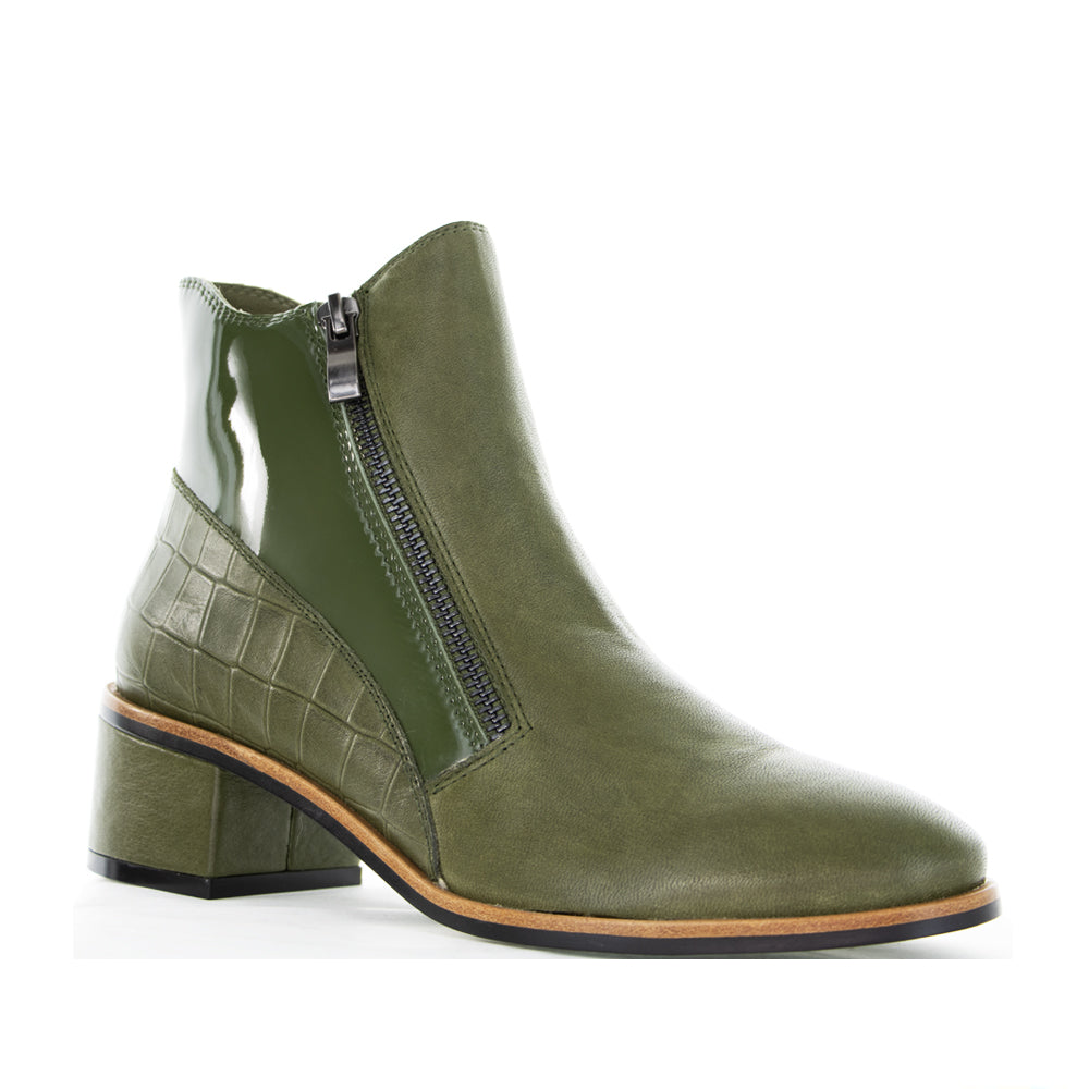 LESANSA REFINE OLIVE Women Boots - Zeke Collection NZ