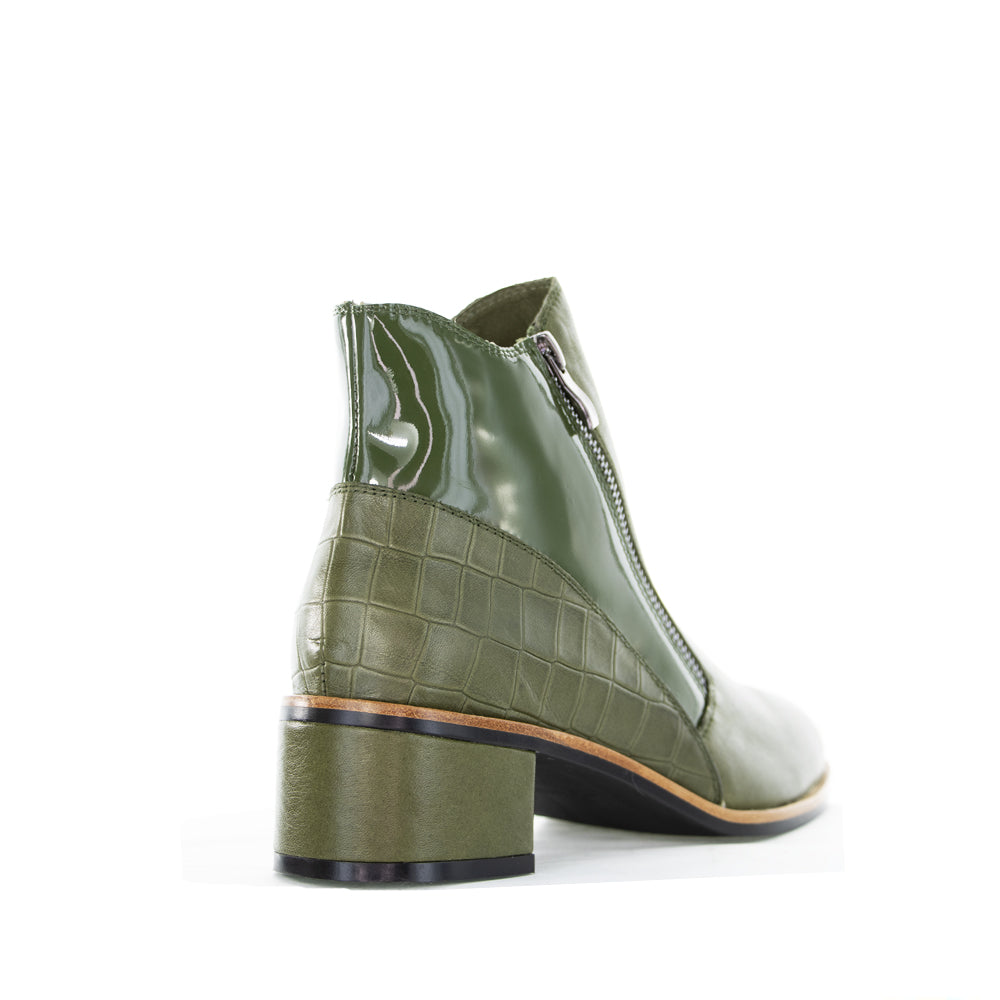 LESANSA REFINE OLIVE Women Boots - Zeke Collection NZ