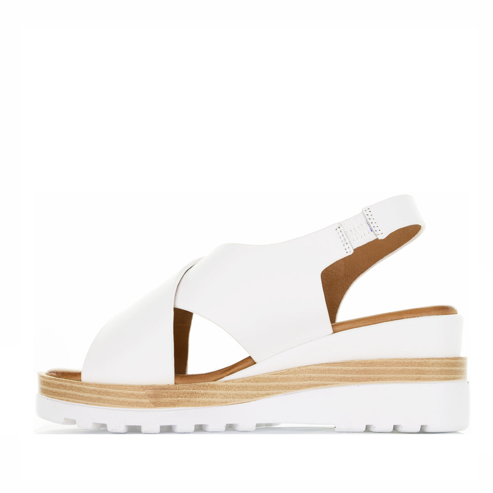 LESANSA TRISHA WHITE Women Sandals - Zeke Collection NZ