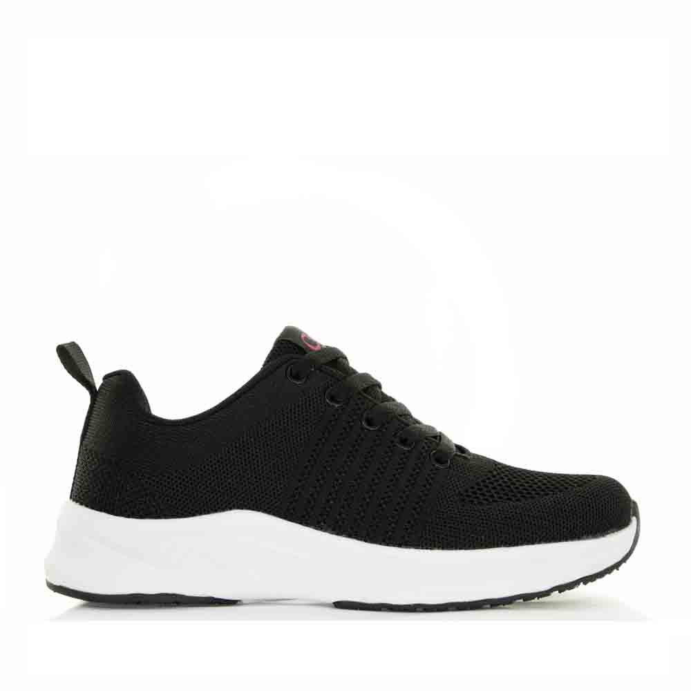 CABELLO WALKER BLACK WHITE SOLE Women Sneakers - Zeke Collection NZ