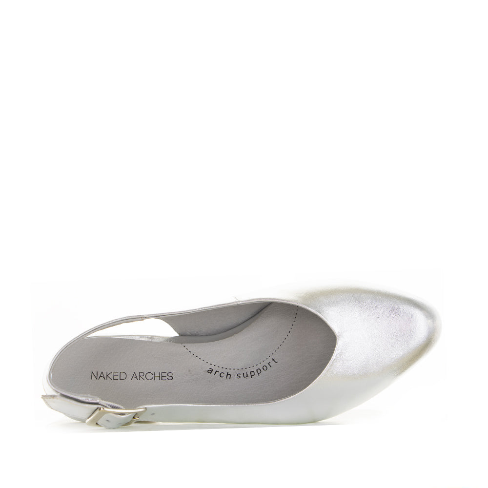 NAKED ARCHES ZODIAC SILVER Women Sandals - Zeke Collection NZ