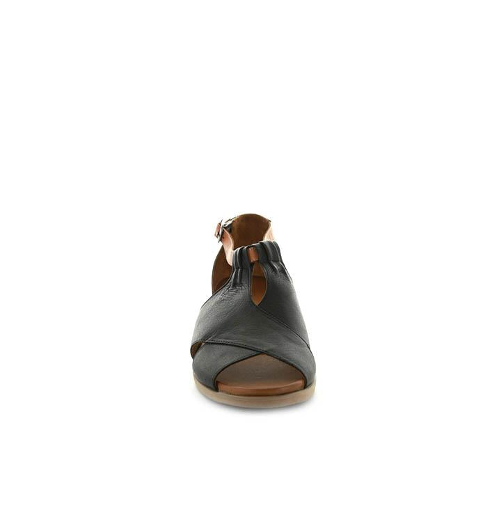 LESANSA DIGBY BLACK TAN Women Sandals - Zeke Collection NZ