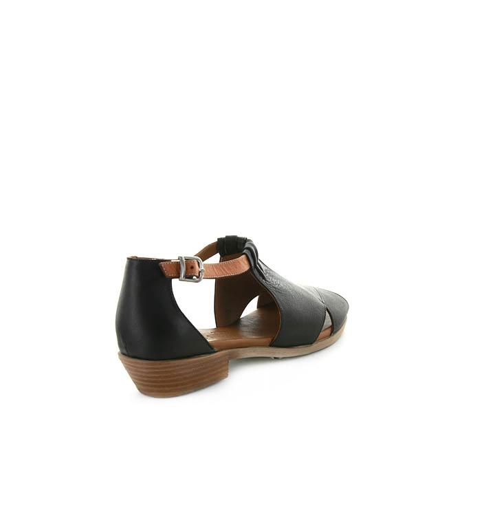 LESANSA DIGBY BLACK TAN Women Sandals - Zeke Collection NZ