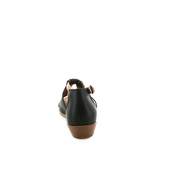 LESANSA DIGBY BLACK TAN Women Sandals - Zeke Collection NZ