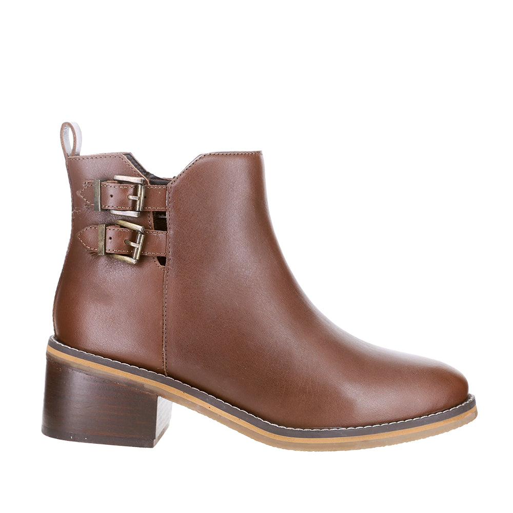 LESANSA DEEP CHOCOLATE Women Boots - Zeke Collection NZ