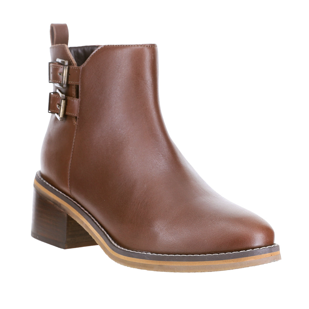 LESANSA DEEP CHOCOLATE Women Boots - Zeke Collection NZ