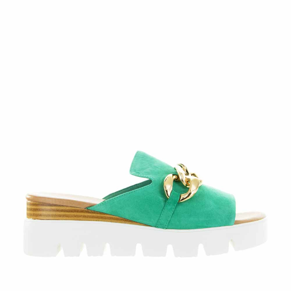 Django & Juliette Rablise Lt Emerald Women Slip-ons - Zeke Collection NZ