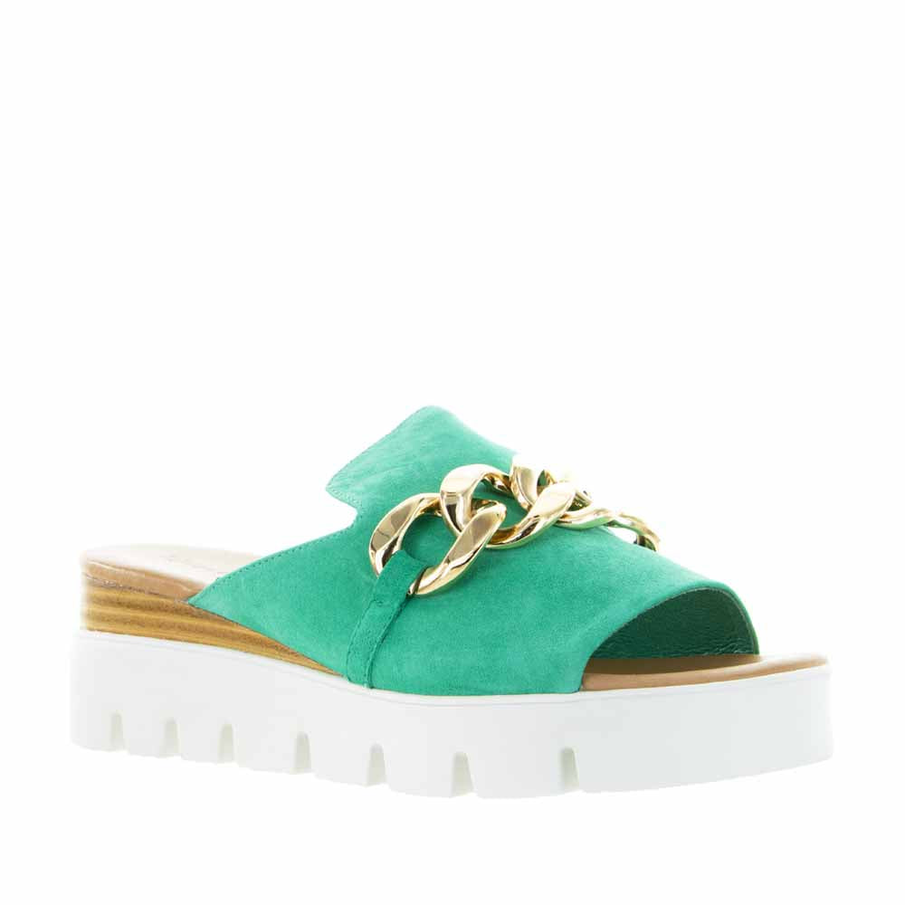 Django & Juliette Rablise Lt Emerald Women Slip-ons - Zeke Collection NZ