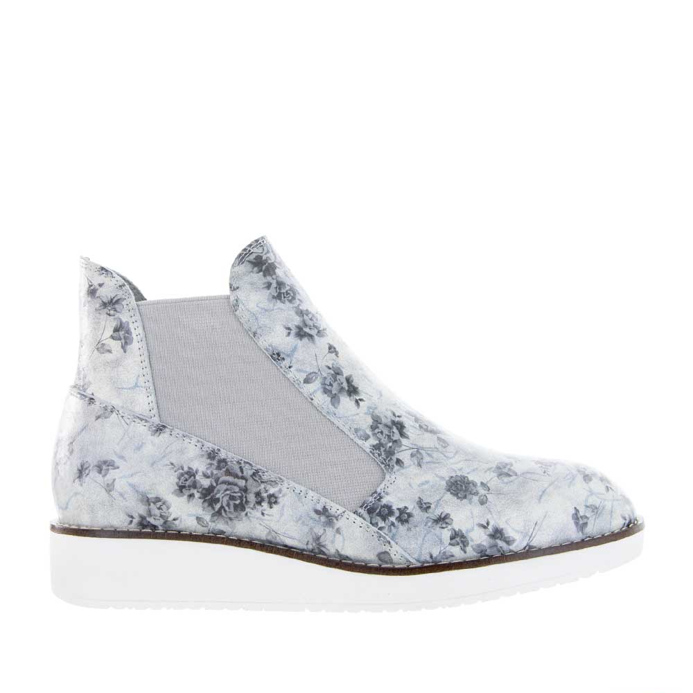 LESANSA RALLY WHITE FLORAL Women Boots - Zeke Collection NZ