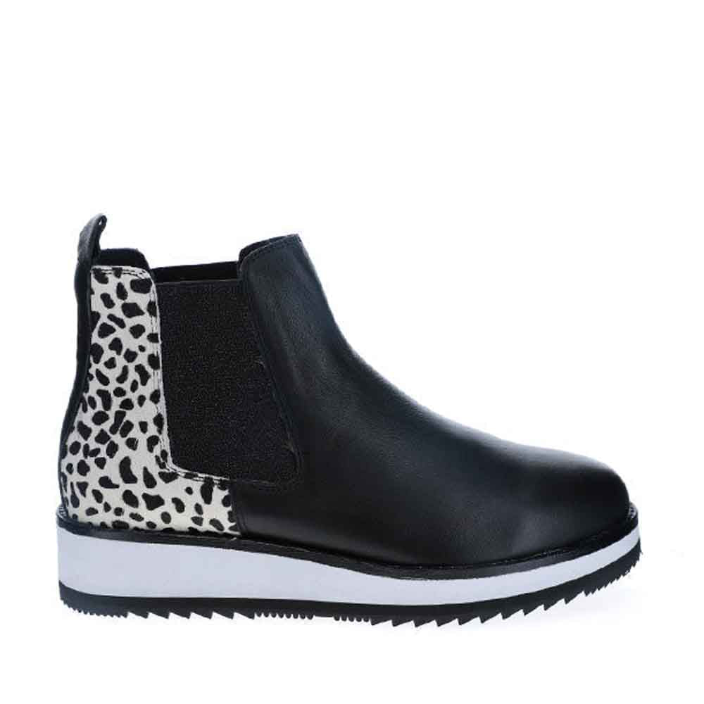 LESANSA STING BLACK SNOW PONY Women Boots - Zeke Collection