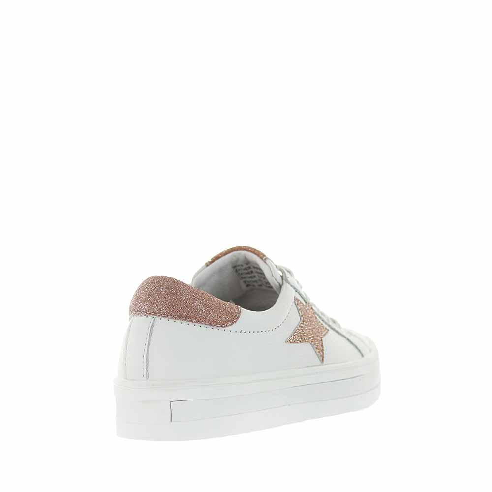 LE SANSA SAVIS WHITE/ROSEGOLD Women Sneakers - Zeke Collection