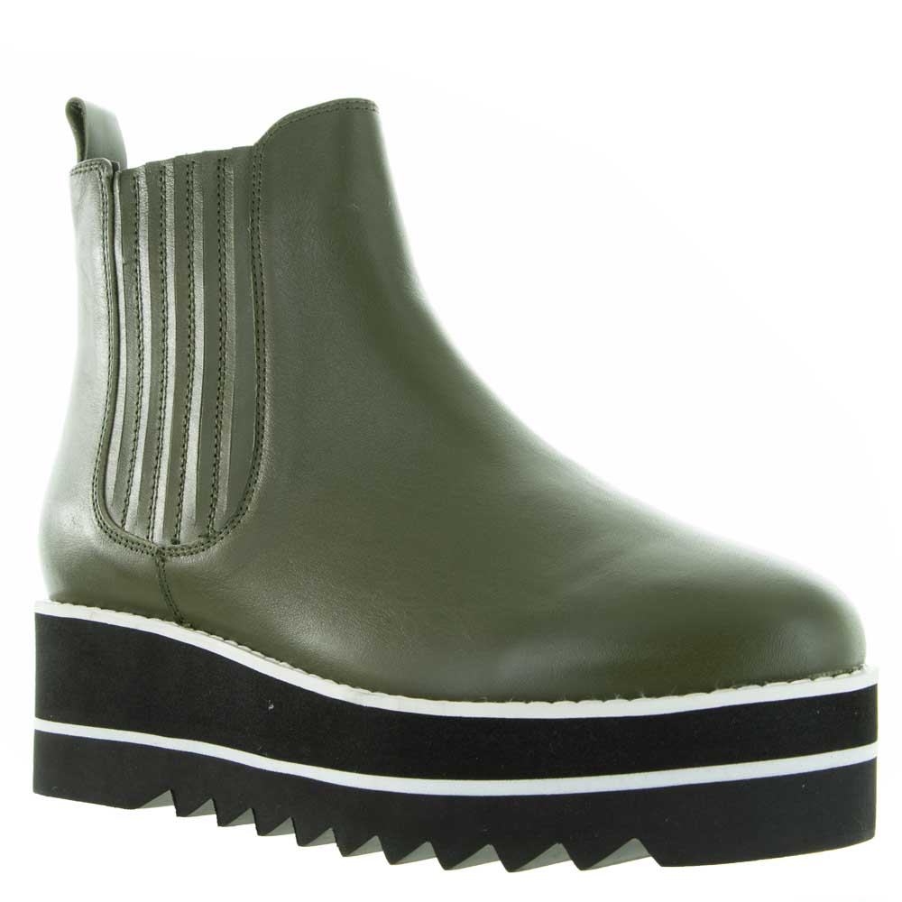 LESANSA TRINITY OLIVE Women Boots - Zeke Collection NZ