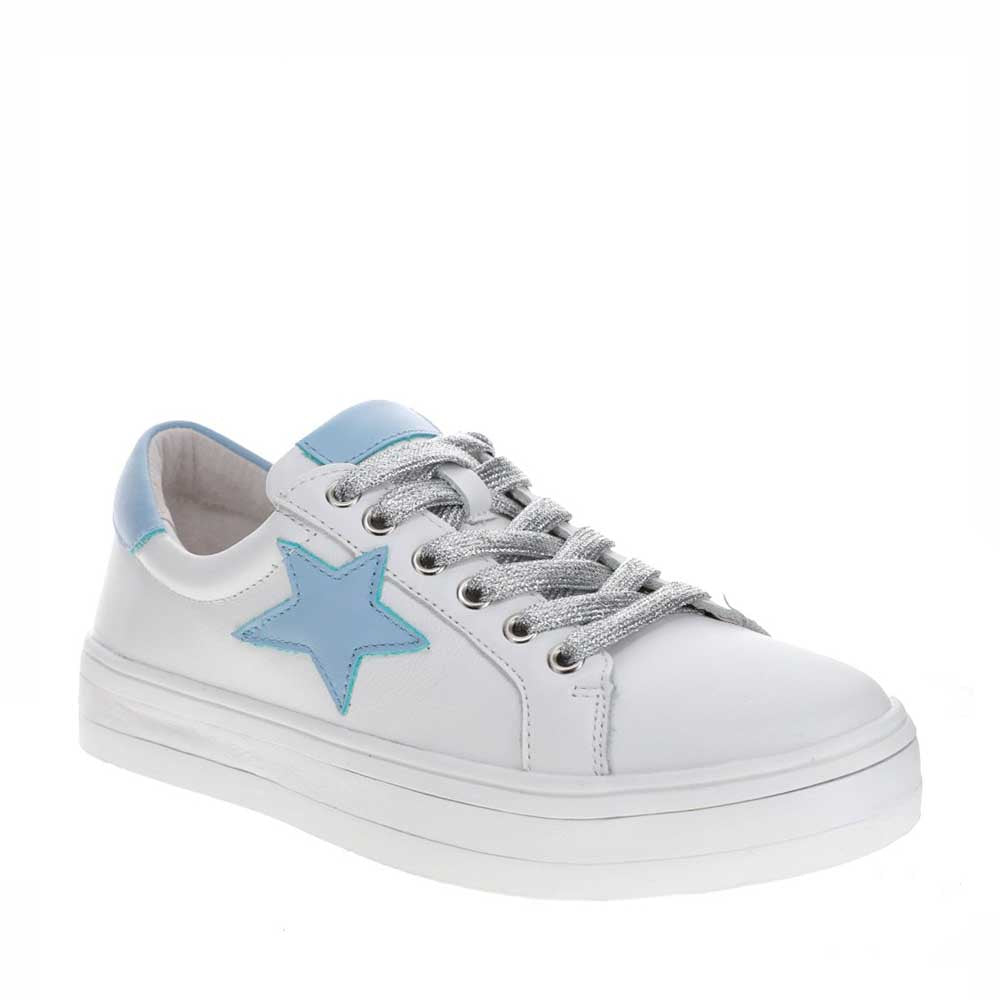 LE SANSA SAVIS WHITE/BLUE Women Sneakers - Zeke Collection